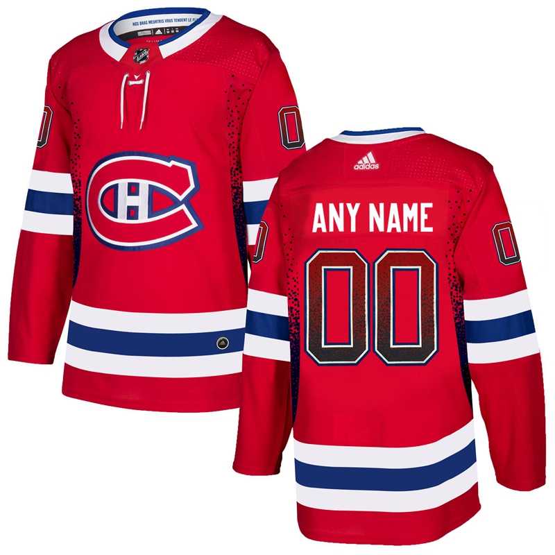 Customized Men's Montreal Canadiens Red Drift Fashion Adidas Jersey,We sell and wholesale Customized Men's Montreal Canadiens Red Drift Fashion Adidas Jersey on line form chian!
